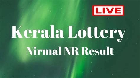 nirmal lottery result|Directorate of Kerala State Lotteries.